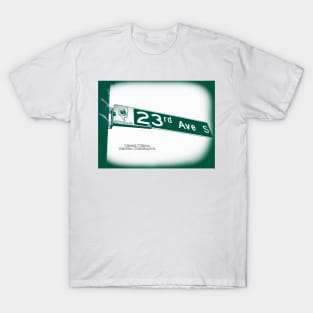 23rd Avenue, Central District, WHITE MINT Seattle, Washington by Mistah Wilson T-Shirt